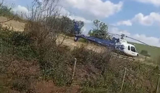 Aeronave usada para socorrer vítimas de afogamento