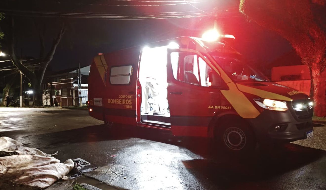 local onde o idoso foi agredido durante o assalto