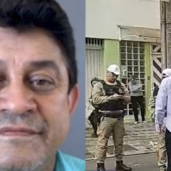 Colagem com foto de Alcir rosa vitima de atropelamento em curitiba