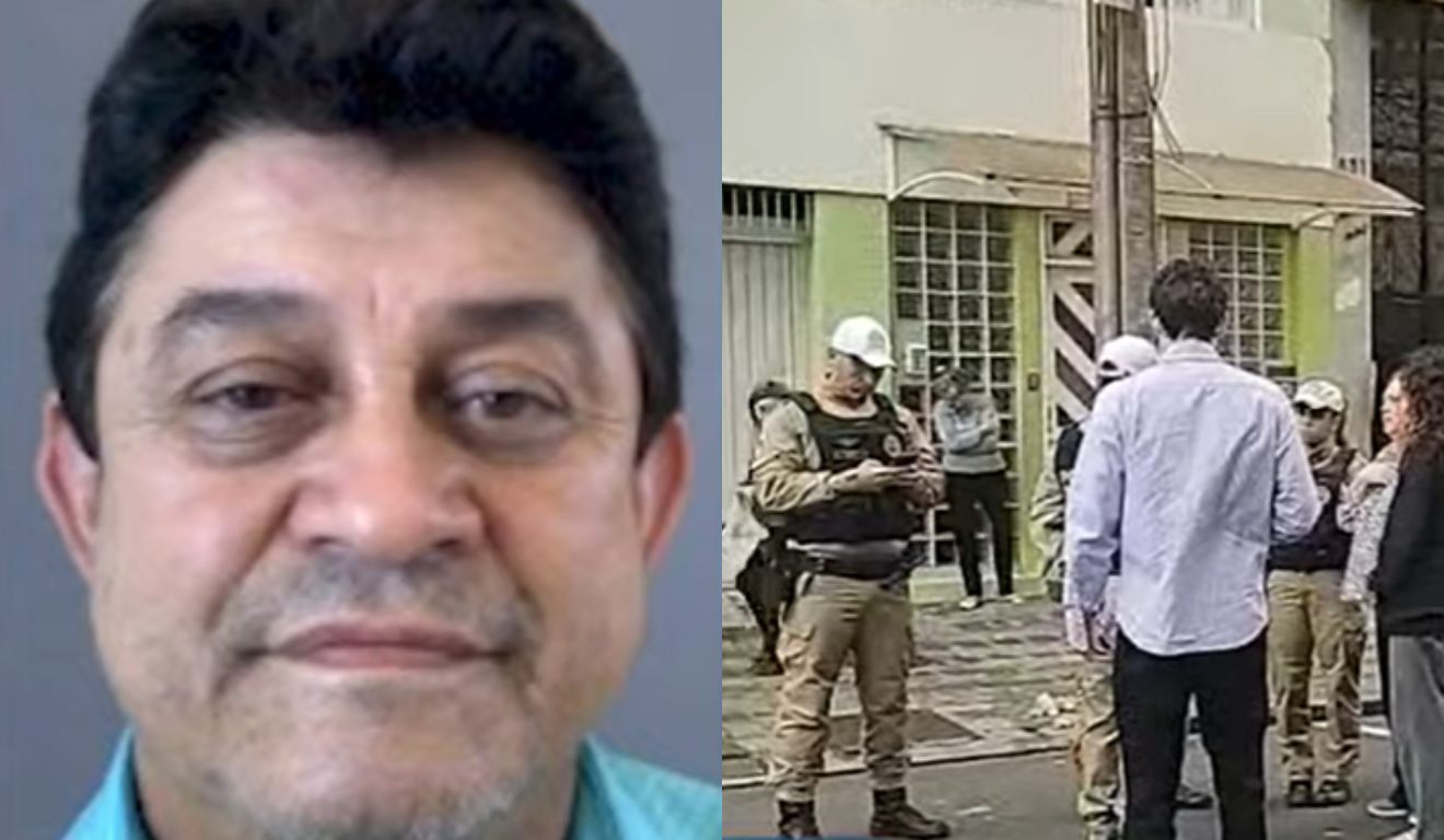 Colagem com foto de Alcir rosa vitima de atropelamento em curitiba