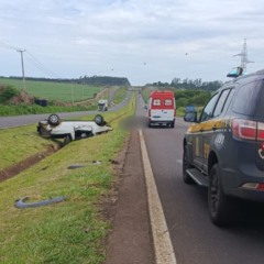 local onde o idoso morreu ejetado na BR-376