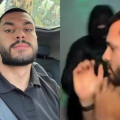 Influenciador Bruno Rodrigues fazia transmissão ao vivo quando foi surpreendido