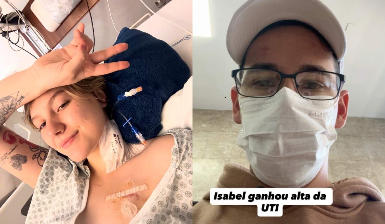 Isabel Veloso e o marido