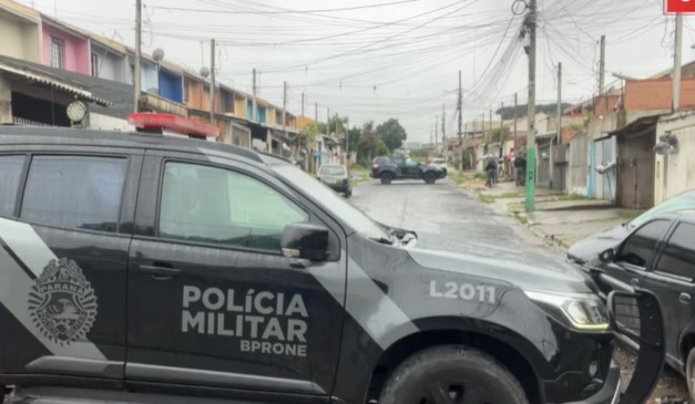 local onde o homem foi baleado durante confronto