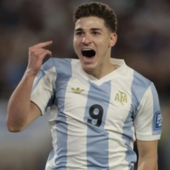 Julian Alvarez foi o camisa 9 da Argentina no título da Copa de 2022.