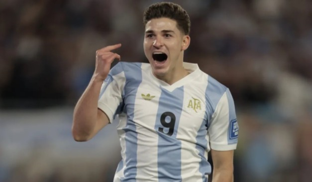 Julian Alvarez foi o camisa 9 da Argentina no título da Copa de 2022.