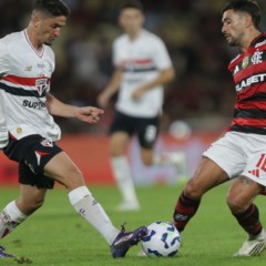 Lance de Flamengo x São Paulo, pelo Brasileirão 2025