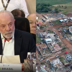 lula durante discurso sobre Rio Bonito do Iguaçu na cúpula