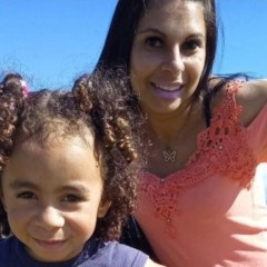 Sabrina da Silva Souza e Isabelly da Silva Barbosa em foto durante passeio em família