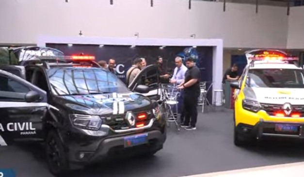 Foto de viaturas da polícia civil