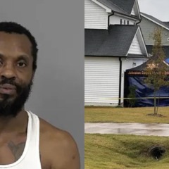 Colagem de homem e casa.