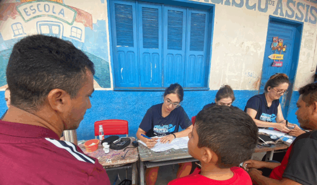 projeto humanika em uma escola no pará