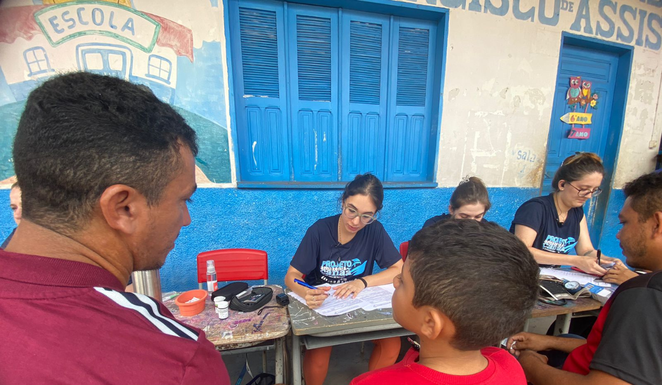 projeto humanika em uma escola no pará
