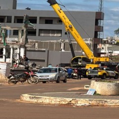 Estrutura de mercado desaba e deixa seis trabalhadores feridos em Rio Bonito do Iguaçu (PR)