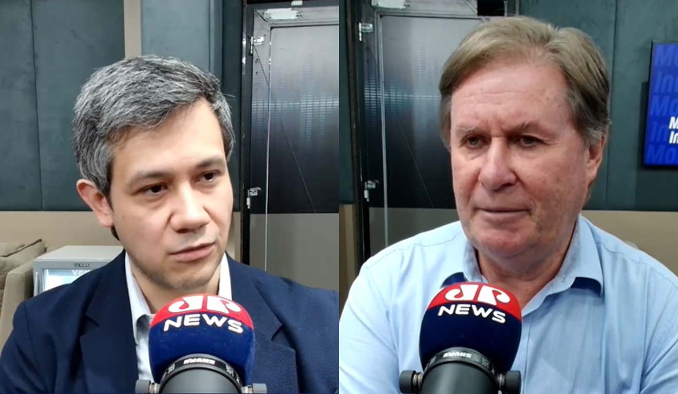 João Baptista Guimarães e Evaldo Kosters no Momento Indústria
