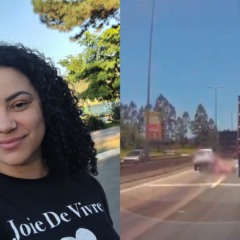 mulher que morreu atropelada por caminhão na BR-116
