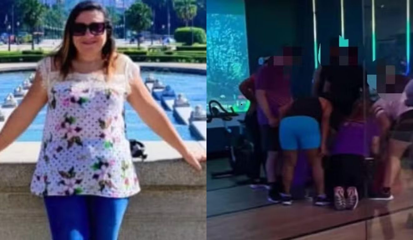 mulher que teve avc em aula de spinning