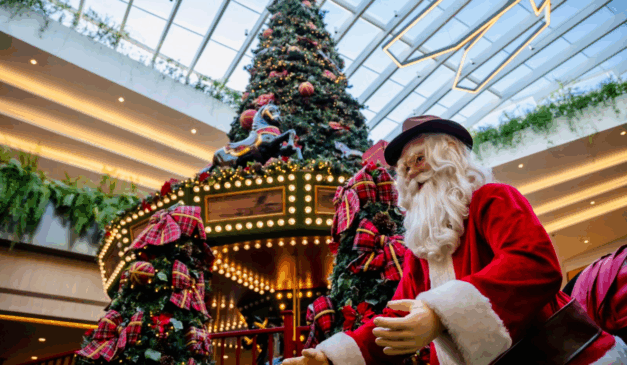 decoração de natal do jockey plaza shopping