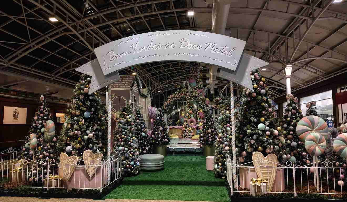 Decoração de Natal do Shopping Estação