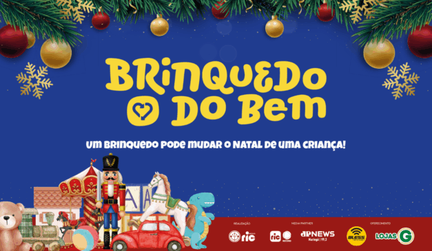 flyer de divulgação do brinquedo do bem maringá, edição natal
