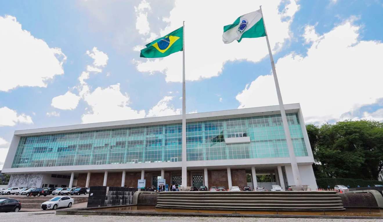 Palácio Iguaçu, sede do governo do Paraná, em Curitiba.