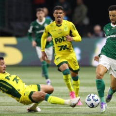 Lance de Palmeiras x Mirassol, pelo Brasileirão