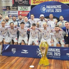 Paraná Clube comemora título no futsal