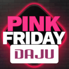 flyer de divulgação da pink friday daju 2025