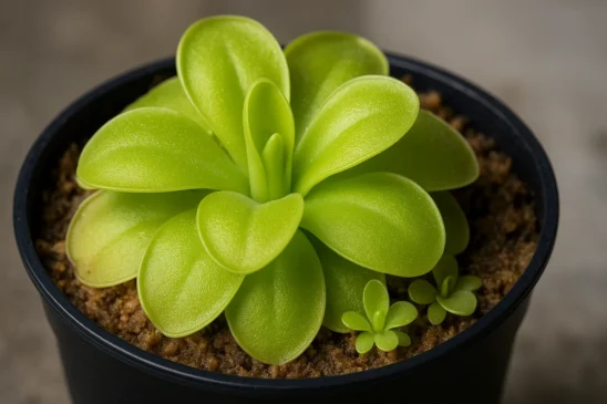 planta carnívora Pinguicula gigantea