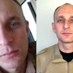 colagem com fotos de Polícia Militar Ariel Julio Rubenich, de 34 anos