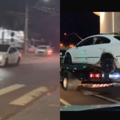 momento da perseguição que terminou com o policial morto