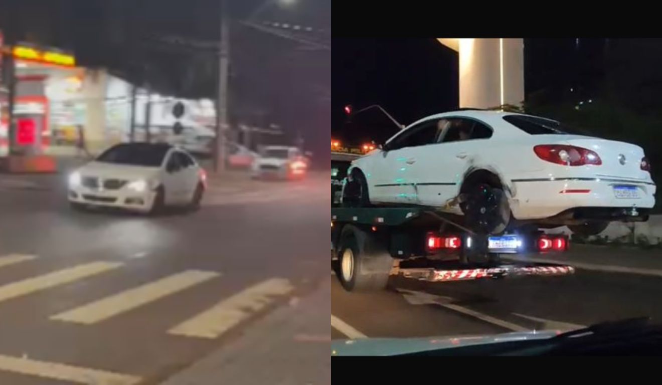 momento da perseguição que terminou com o policial morto