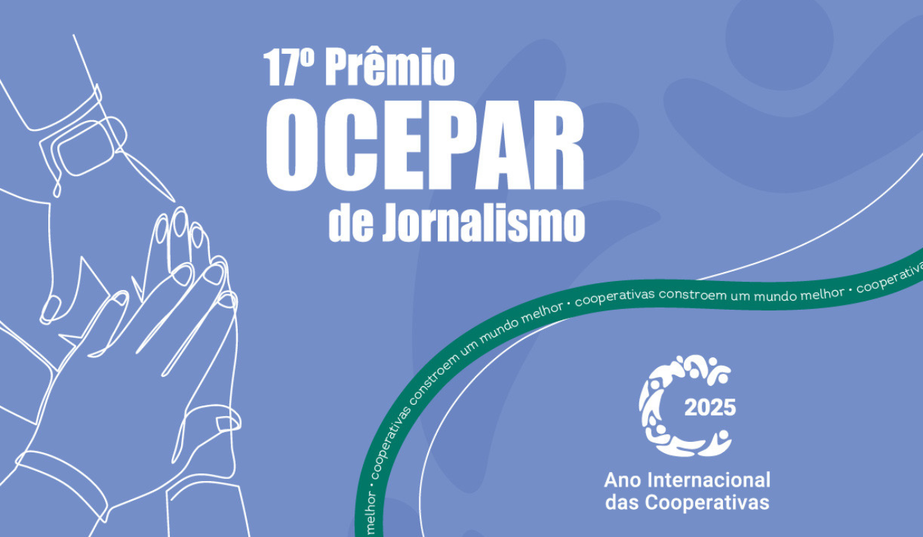 Imagem ilustrativa do Prêmio Ocepar de Jornalismo.