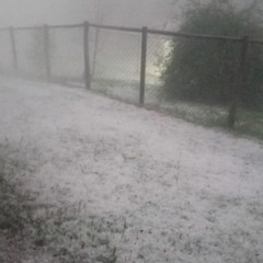 foto do granizo em Araucária