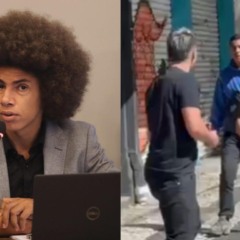 Renato Freitas na Alep e momento da briga em montagem