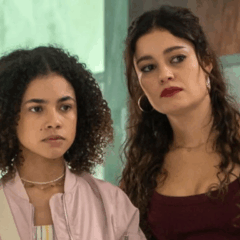 Imagem de Joélly ao lado de Gerluce.