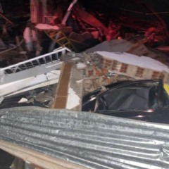 Rio Bonito do Iguaçu destruído