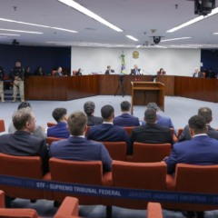 Sessão da Primeira Turma do STF que julga o núcleo 3 da trama golpista