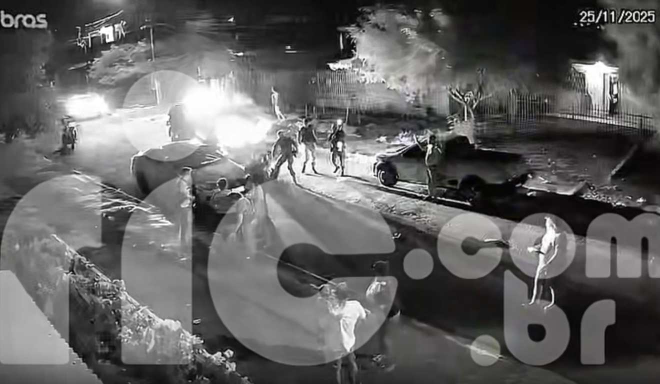 Momento em que suspeito de perseguição que terminou em morte de PM é abordado