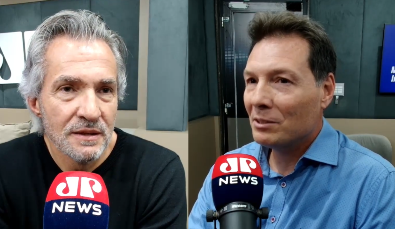 Nilo Cini (Coordenador do Conselho Temático de Meio Ambiente e Sustentabilidade da Fiep) e Marco Thiesen (Coordenador de Meio Ambiente e Sustentabilidade da Fiep) durante entrevista na Fiep