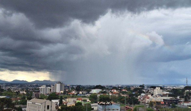 foto de chuva para ilustrar tempestades no paraná
