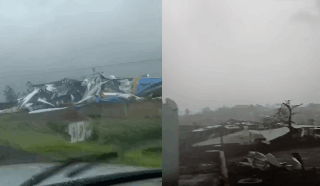 Estragos causados pelos temporais no Paraná