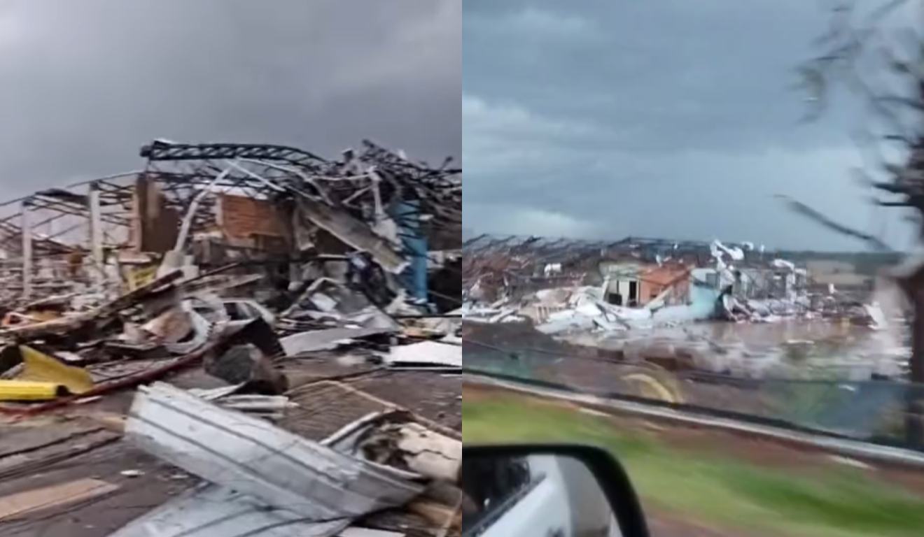 Temporais no Paraná derrubaram casas, comércios e carros