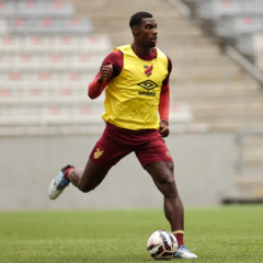 Furacão em preparação para a partida. (Foto: osé Tramontin/athletico.com.br)