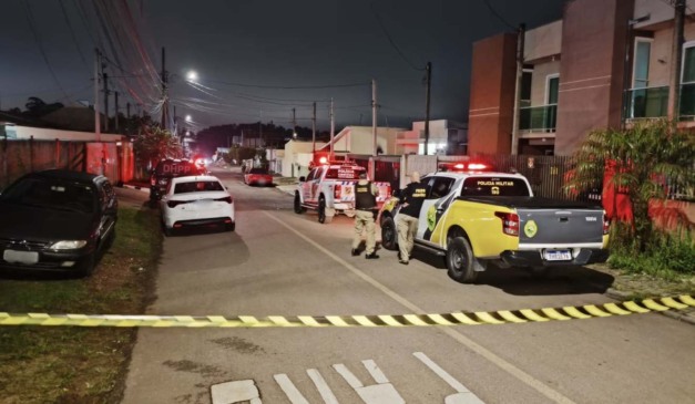 Rua onde acontecei festa infantil que terminou em tiroteio em Curitiba