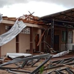 Estragos após tornado em Rio Bonito do Iguaçu
