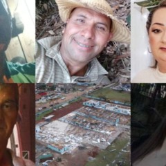 Conheça as vítimas do tornado no Paraná