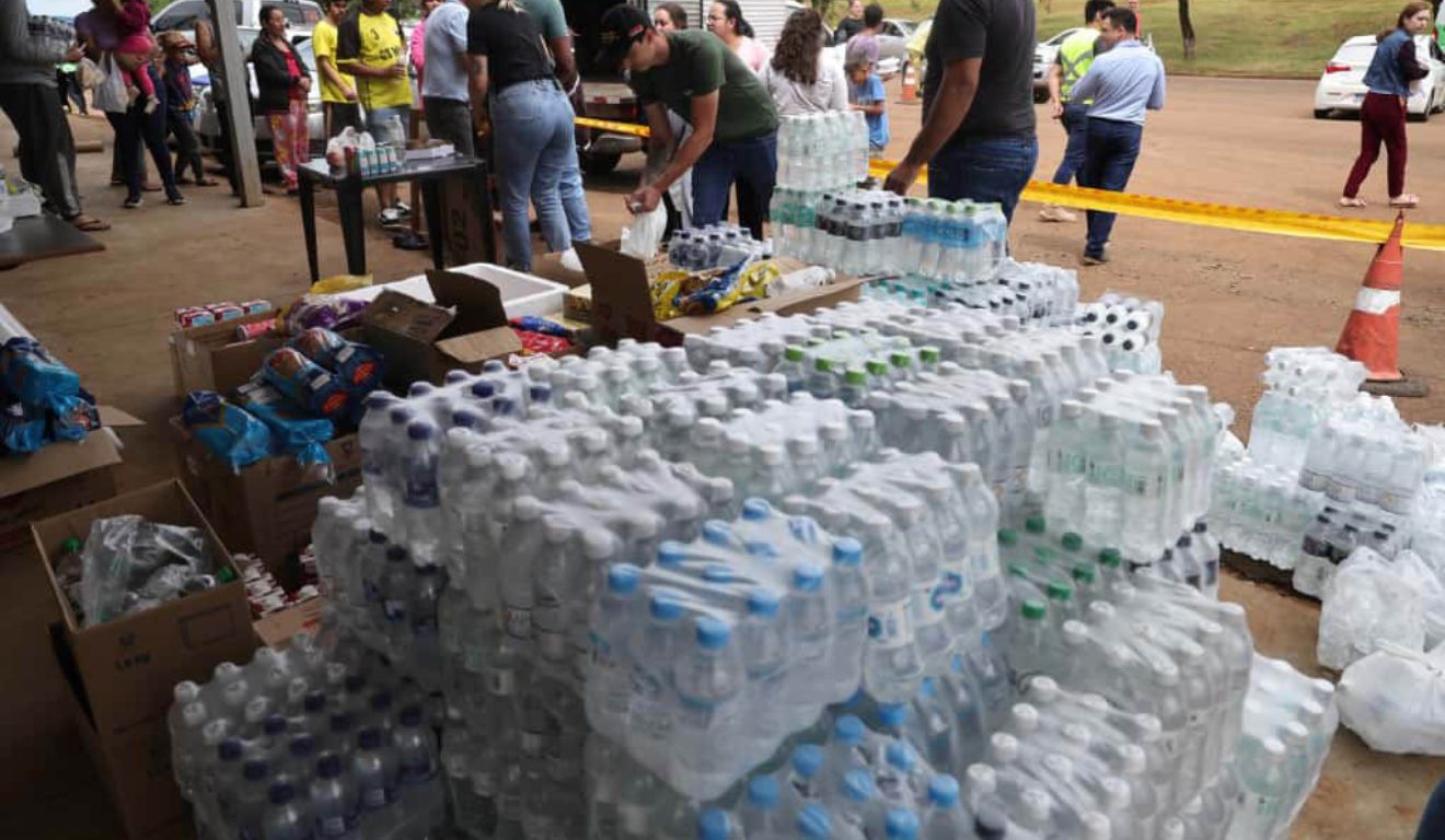 local de doações para a cidade de Rio Bonito do Iguaçu
