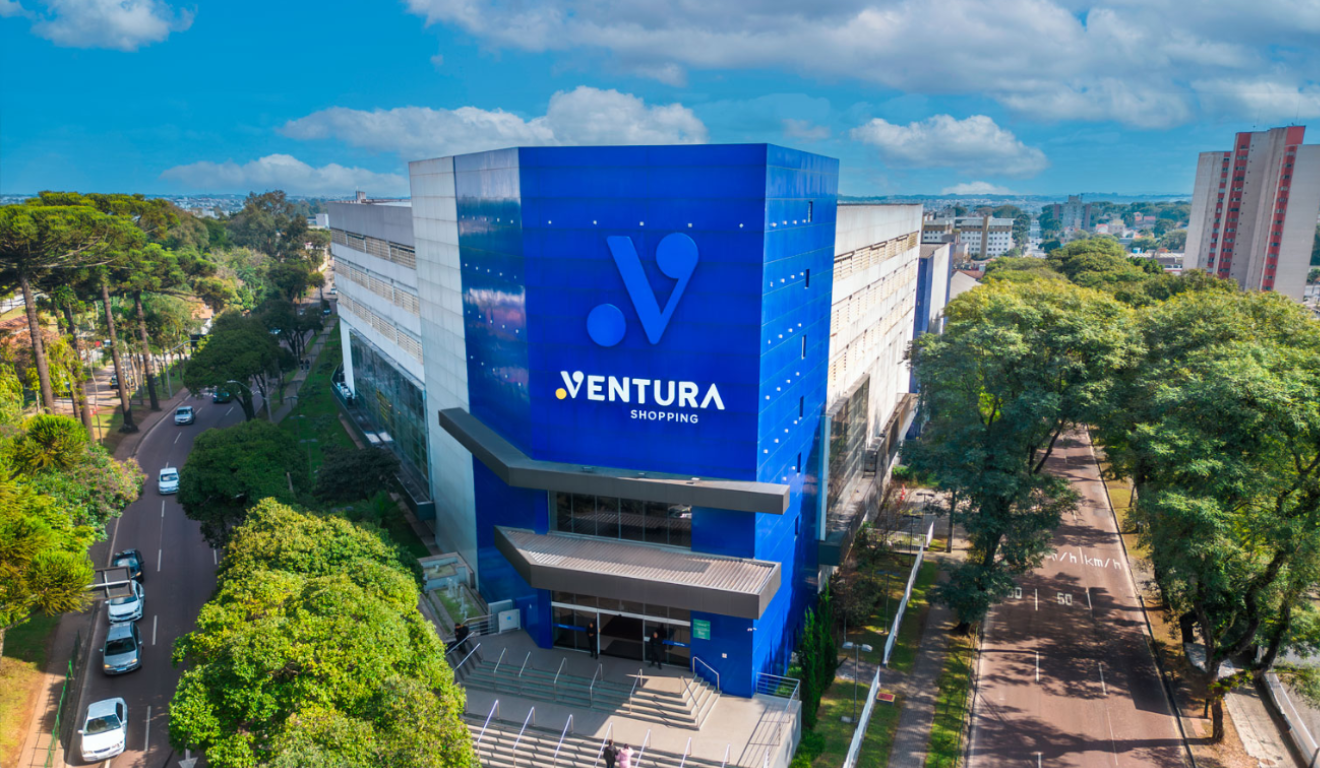 foto aerea do Ventura Shopping