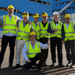 visitantes argentinos conhecendo a C.Vale